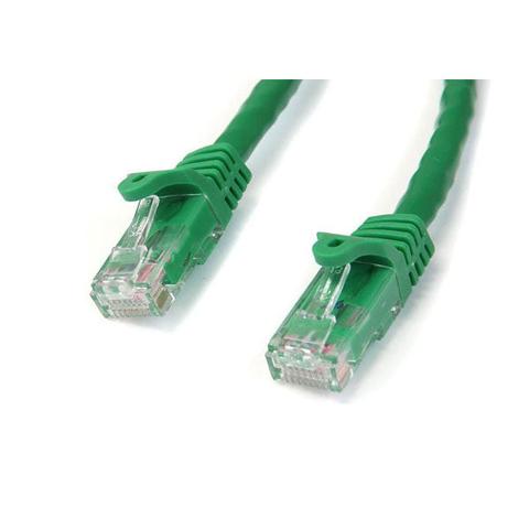StarTech CAT6 Ethernet Cable 3m Green 650MHz 100W Snagless Patch Cord