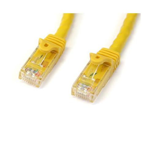 StarTech CAT6 Ethernet Cable 3m Yellow 650MHz 100W Snagless Patch Cord