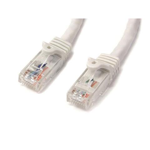 StarTech CAT6 Ethernet Cable 3m White 650MHz 100W Snagless Patch Cord