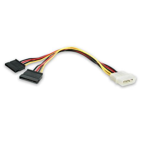 StarTech LP4 to 2x SATA Power Y Cable Adapter