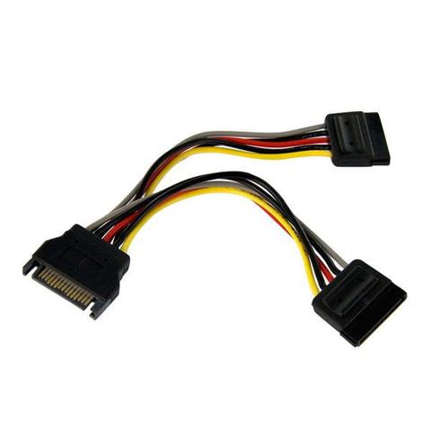 StarTech 15cm SATA Power Y Splitter Cable Adapter