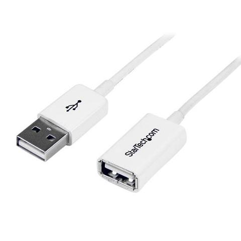 StarTech 1m White USB 2.0 Extension Cable - M/F