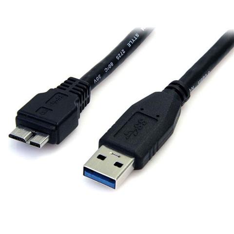 StarTech 0.5m Black USB 3.0 Micro B Cable