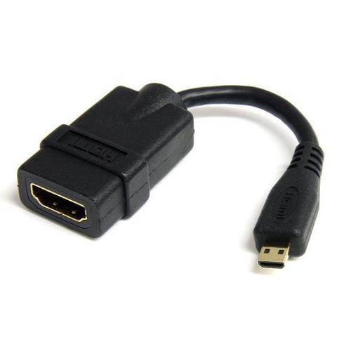 StarTech Micro HDMI to HDMI Adapter, 4K High Speed Micro HDMI Converter