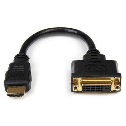 StarTech 0.2m HDMI to DVI-D Male-Female Adapter Cable