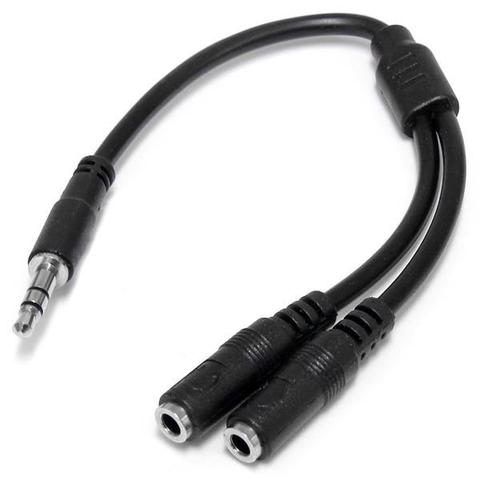 StarTech Slim Stereo Y Cable 3.5 to 2x 3.5mm