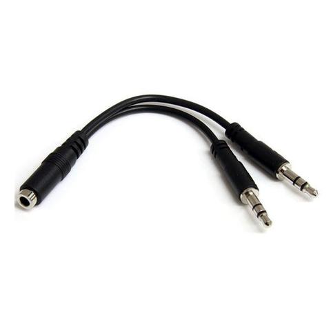 StarTech Headset Splitter Cable 4 Pin to 2x 3 Position