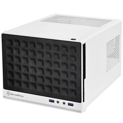 SilverStone Sugo Series SG13WB Small Form Factor Mesh Front Case - White/Black