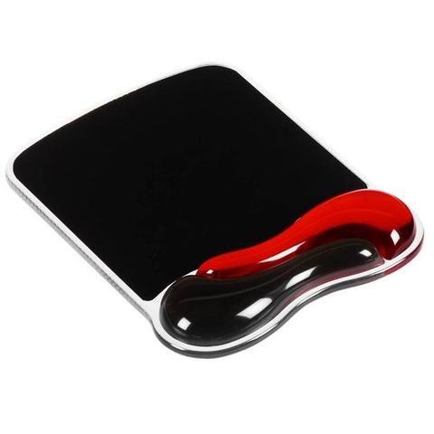 Kensington Duo Gel Mouse Pad - Red/Black