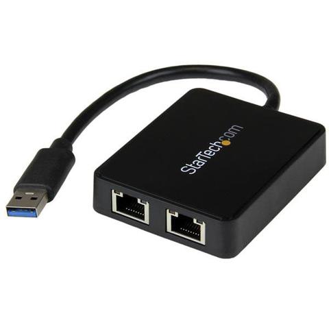 StarTech USB 3.0 Dual Port Gigabit Ethernet Adapter