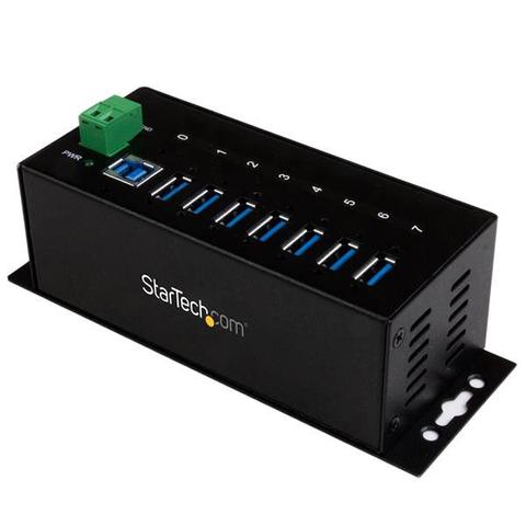 StarTech 7 Port USB 3.0 Hub (USB-A) - Metal Industrial Hub - ESD/Surge