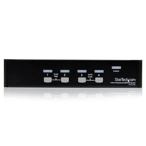 StarTech 4 Port VGA USB KVM Switch with Hub