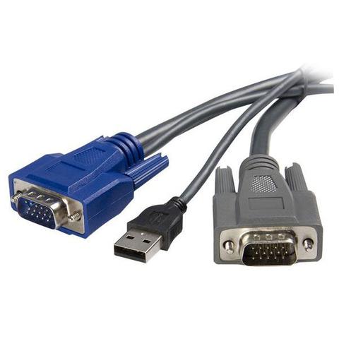 StarTech 1.8m Ultra-Thin USB VGA 2-in-1 KVM Cable