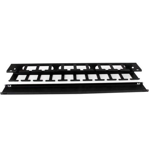 StarTech 1U Finger Duct Cable Manager w/ Cover