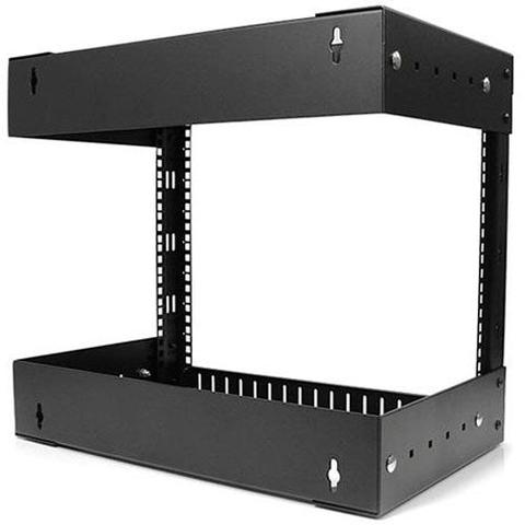 StarTech 8U 19" Wall Mount Network Rack Open Adjustable 12-20" AV/Data