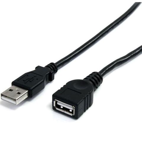 StarTech 1m USB 2.0 Type-A Extension Cable (M/F) - Black