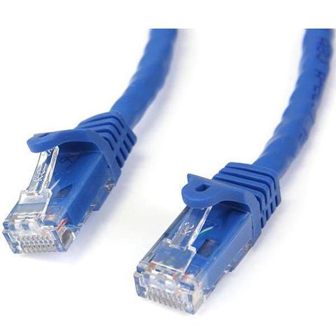 StarTech CAT6 Ethernet Cable 15m Blue 650MHz 100W Snagless Patch Cord