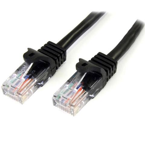 StarTech 2m Cat5e Snagless RJ45 UTP Patch Cable (M/M) - Black