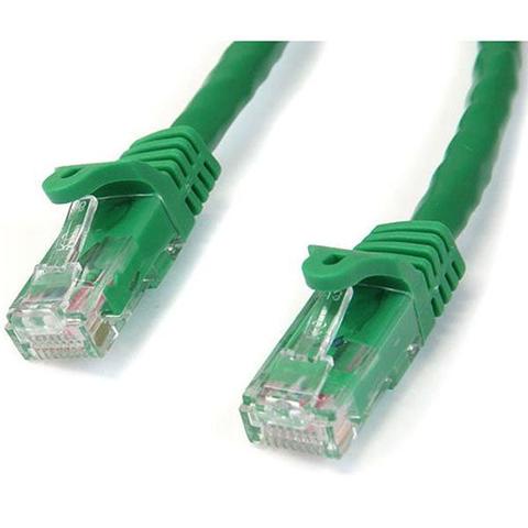 StarTech CAT6 Ethernet Cable 2m Green 650MHz 100W Snagless Patch Cord