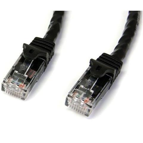 StarTech CAT6 Ethernet Cable 2m Black 650MHz 100W Snagless Patch Cord