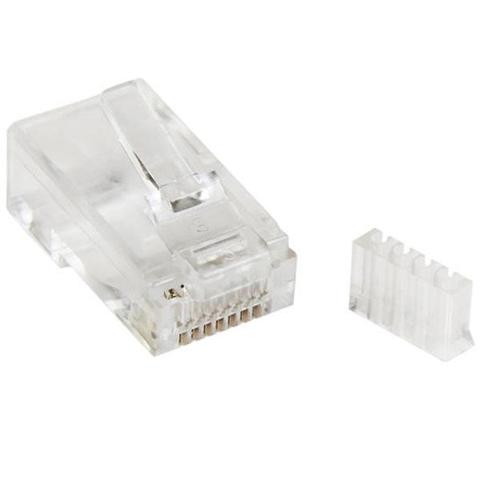 StarTech Cat6 RJ45 Solid Wire Modular Connector Plug (M) - 50 Pack