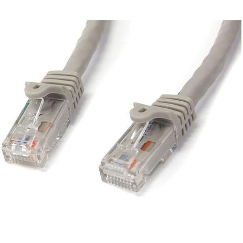 StarTech CAT6 Ethernet Cable 7m Grey 650MHz 100W Snagless Patch Cord