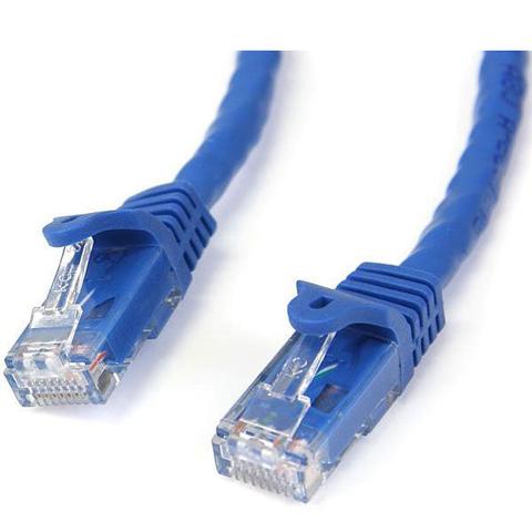 StarTech CAT6 Ethernet Cable 2m Blue 650MHz 100W Snagless Patch Cord