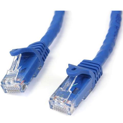 StarTech CAT6 Ethernet Cable 5m Blue 650MHz 100W Snagless Patch Cord