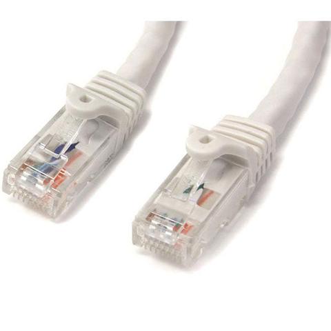 StarTech CAT6 Ethernet Cable 5m White 650MHz 100W Snagless Patch Cord