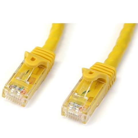 StarTech CAT6 Ethernet Cable 1m Yellow 650MHz 100W Snagless Patch Cord