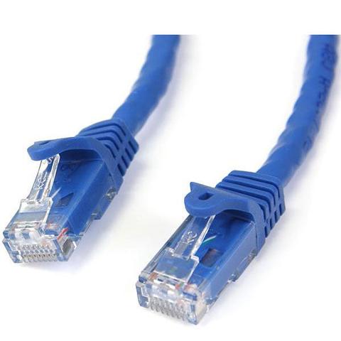 StarTech CAT6 Ethernet Cable 50cm Blue 650MHz 100W Snagless Patch Cord