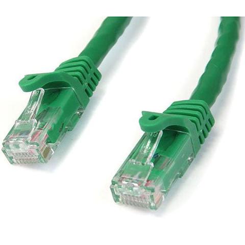 StarTech CAT6 Ethernet Cable 1m Green 650MHz 100W Snagless Patch Cord