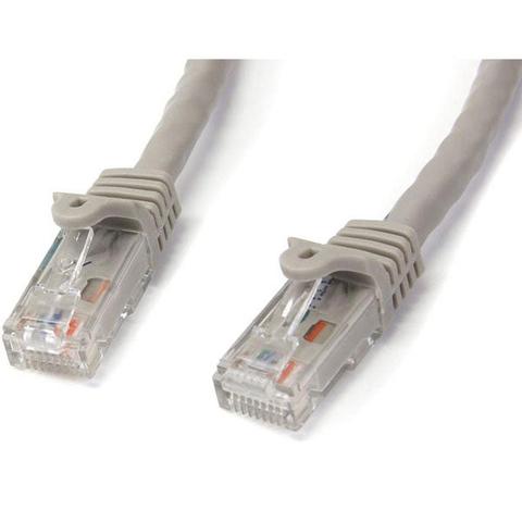 StarTech CAT6 Ethernet Cable 5m Grey 650MHz 100W Snagless Patch Cord