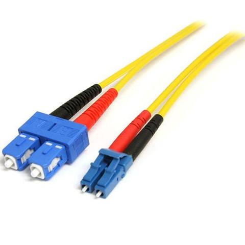 StarTech 4m Single Mode 9/125 Duplex Fiber Patch Cable LC - SC