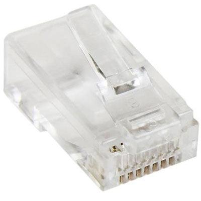StarTech Cat5e RJ45 Solid Modular Connector Plug (M) - 50 Pack