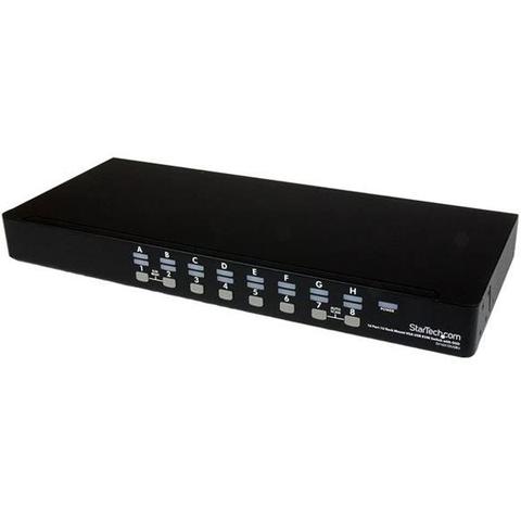 StarTech 16 Port USB VGA KVM Switch Kit with OSD and Cables - 1U Rackmount