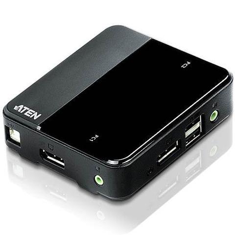 ATEN CS782DP 2 Port USB DisplayPort/Audio KVM Switch (4K UHD Supported)