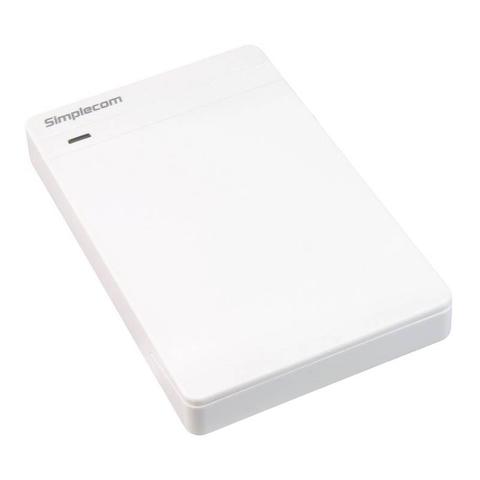 Simplecom SE203 2.5" SATA HDD/SSD to USB 3.0 Hard Drive Enclosure - White