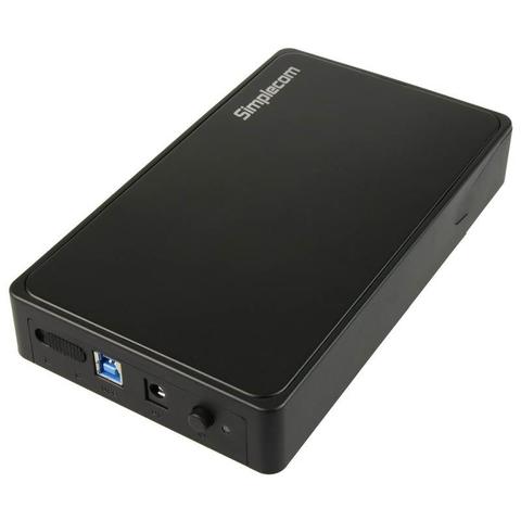 Simplecom SE325 3.5" SATA HDD to USB 3.0 Hard Drive Enclosure - Black