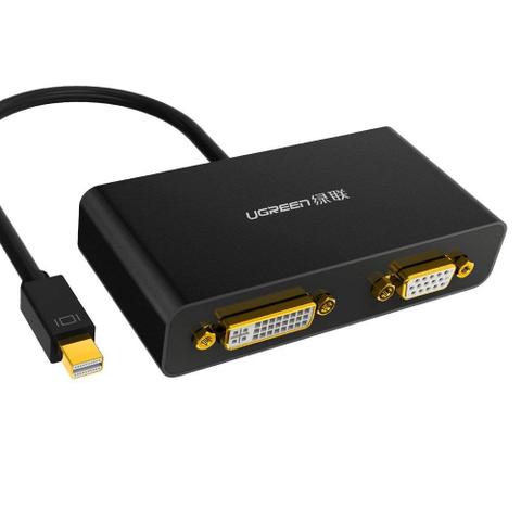 UGREEN Mini DisplayPort v1.1 to HDMI, DVI and VGA Adapter Cable