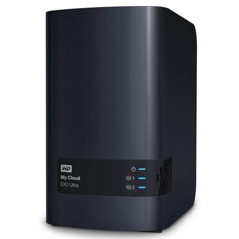 WD My Cloud EX2 Ultra 2-Bay Hotswap Diskless NAS 1.3GHz Dual-Core 1GB RAM
