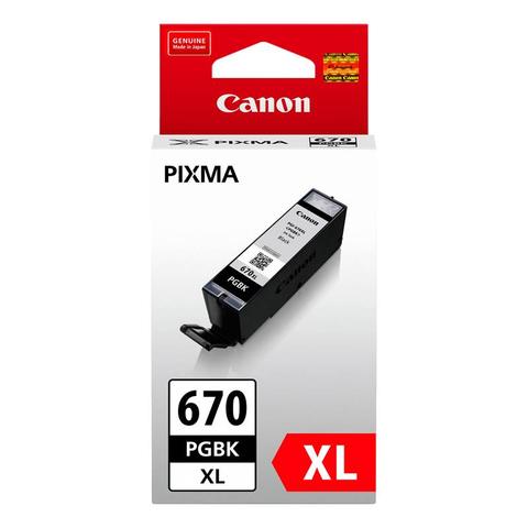 Canon PGI-670XLBK High Capacity Black Ink Cartridge Up To 500 pages