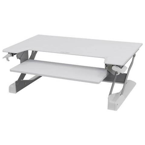Ergotron WorkFit-TL Sit-Stand Desktop Workstation (White) - 33-406-062