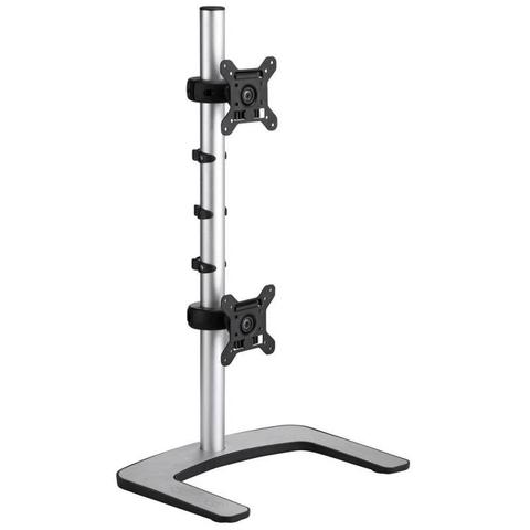 Atdec VFS Freestanding Vertical Dual Display Desk Mount up to 38"