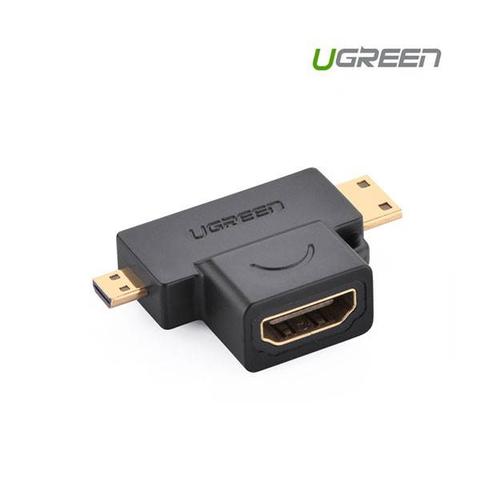 Ugreen Micro HDMI + Mini HDMI Male to HDMI Female Adapter