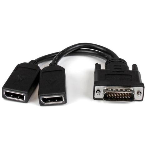 StarTech 20cm DMS-59 to Dual DisplayPort Adapter Cable LFH DMS to 2x DP