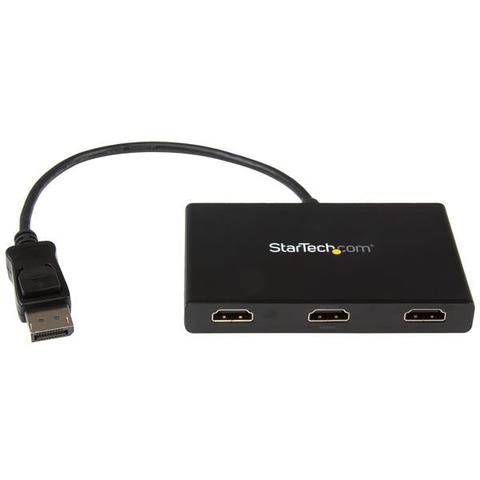 StarTech 3-Port Multi Monitor Adapter - DisplayPort to 3x HDMI MST Hub