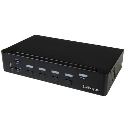 StarTech 4 Port HDMI KVM Switch With Built-in USB 3.0 Hub - 1080p