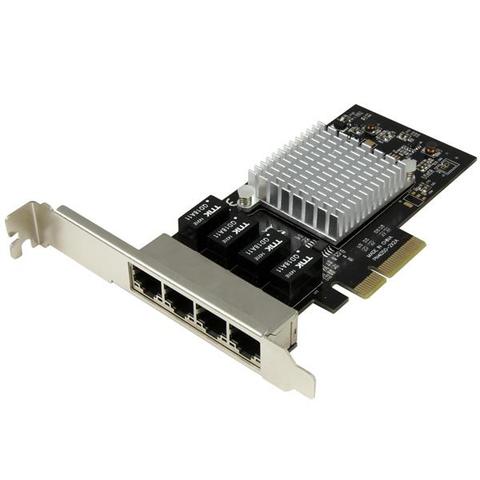 StarTech 4-Port Gigabit Ethernet Network Card - PCI Express, Intel I350