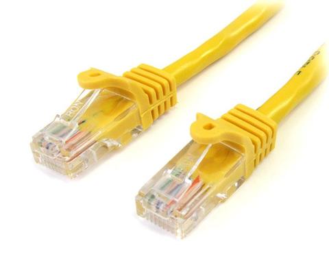 StarTech 3m Yellow Cat5e / Cat 5 Snagless Patch Cable 3 m